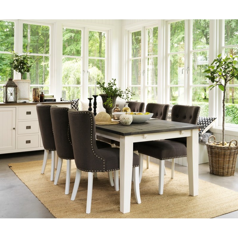 RO Ade Dining Chair Grey/White